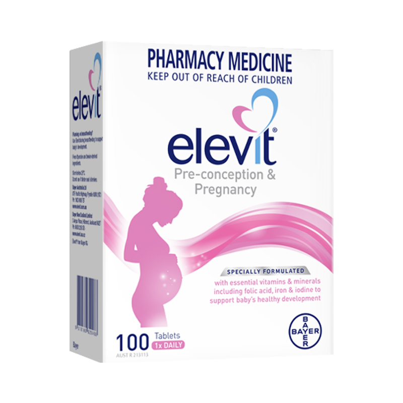 澳大利亚爱乐维孕妇专用复合维生素叶酸孕期哺乳期100粒/盒