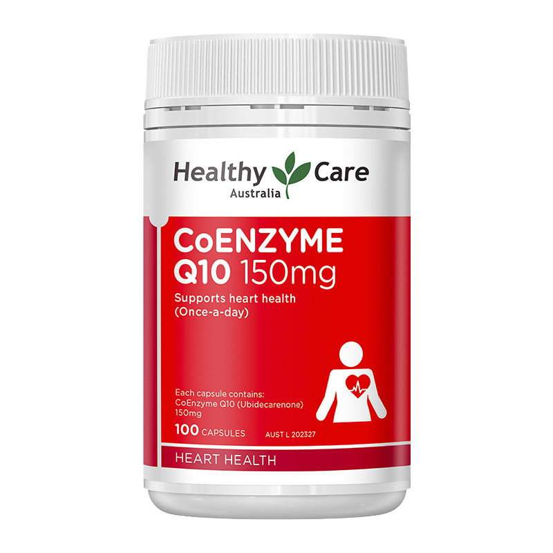 阿里健康大药房海外店澳洲进口Healthy Care辅酶q10中老年呵护心脏软胶囊150mg*100粒2