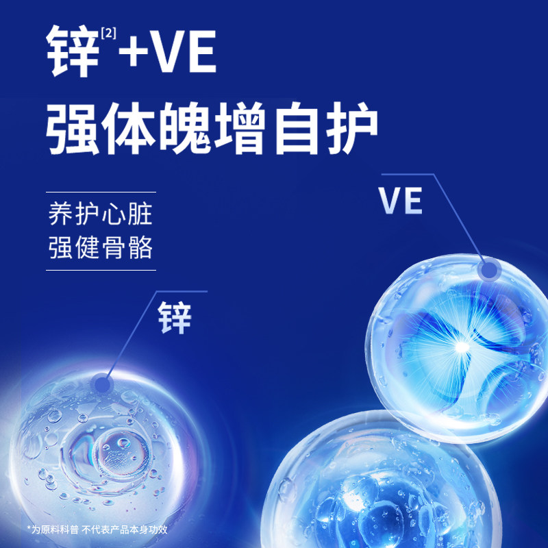 OLLY复合维生素男士综合辅酶Q10多种维b生物素矿物质软糖VC90粒