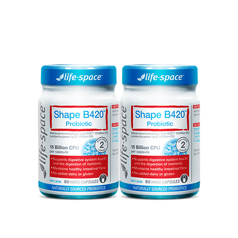 阿里健康自营澳洲进口lifespaceB420益生菌女X身材管理肠道2瓶