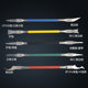 CPU chip solder joint separation hook scraper, black glue removal set scraper, motherboard chip scraper