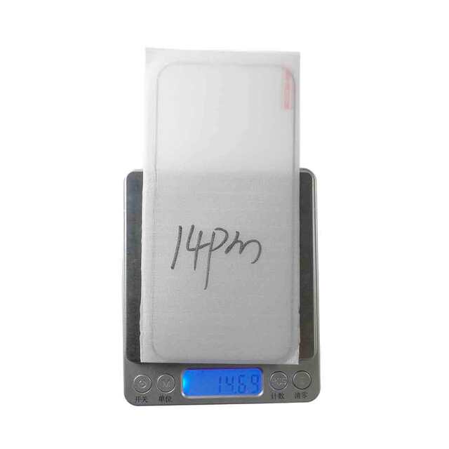 Full screen tempered film with black edges suitable for Apple