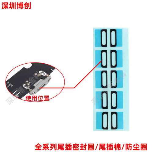 喇叭送话棉密封棉防尘棉 扬声器口缓冲棉 尾插泡棉 适用苹果手机 - 图1