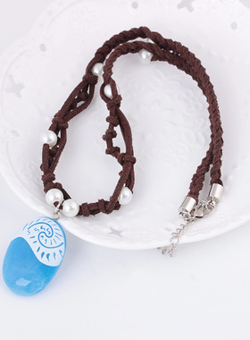 海洋奇缘莫阿娜公主项链夜光吊坠