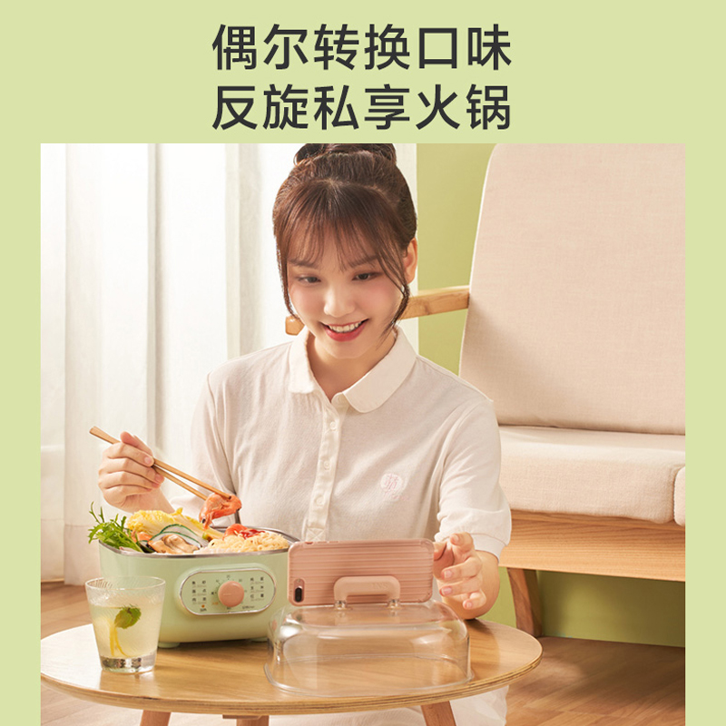 美的精品电器旗舰店美的煮蛋蒸蛋器机自动断电双层家用小型迷你宿舍1人鸡蛋早餐神器2