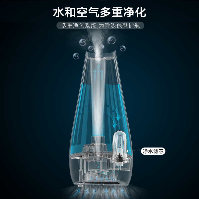 美菱落地式净化空气家用静音加湿器 美菱麟昊加湿器