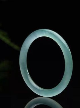 玉镯手镯10x1冰透气质百搭女