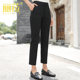 Gray suit pants summer nine-point high-end professional feet