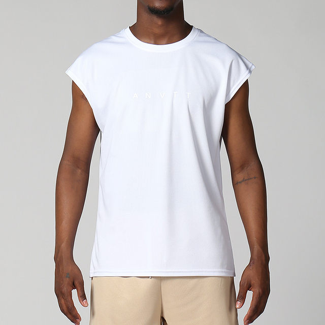ANVTT sleeveless men's quick-drying T-shirt sports fitness clothing