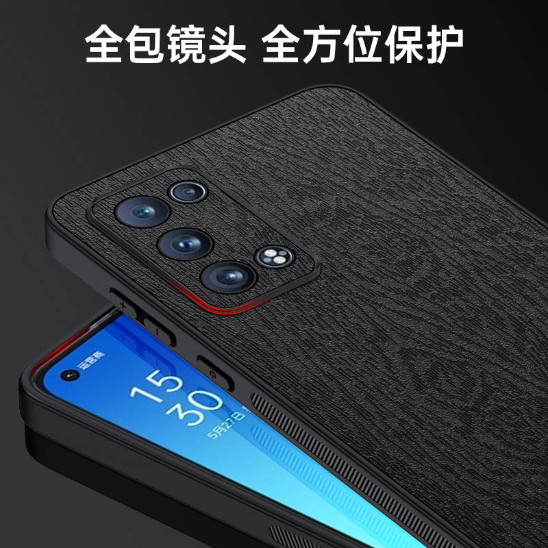 适用于penm00手机壳oppo个性reno6pro十外壳oppopenmoo加reno6proplus曲屏+保护套opporeno6plus手机套男女款-图2