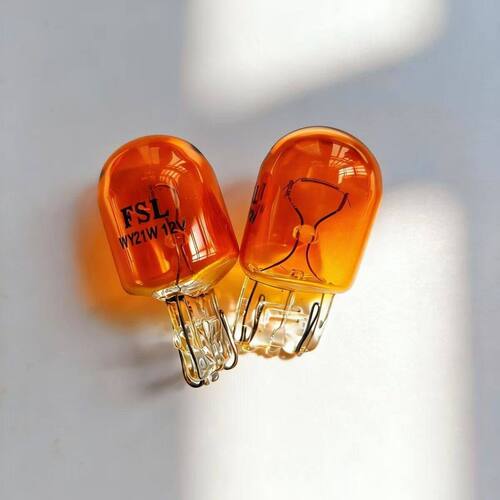 适配 新 天籁奇骏蓝鸟迈锐宝阳光前后转向灯琥珀色灯泡T20 WY21W - 图0