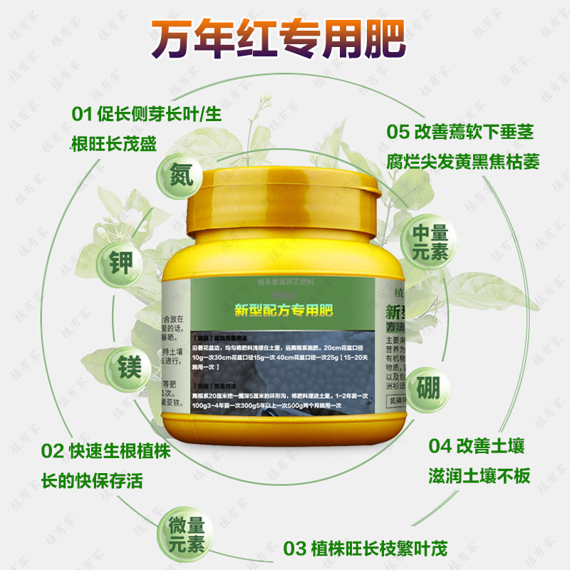 万年红专用肥料养殖专用土养护营养液吉利红花盆栽喷剂叶面肥肥料,淘宝优惠券,粉丝福利购,淘宝优惠卷