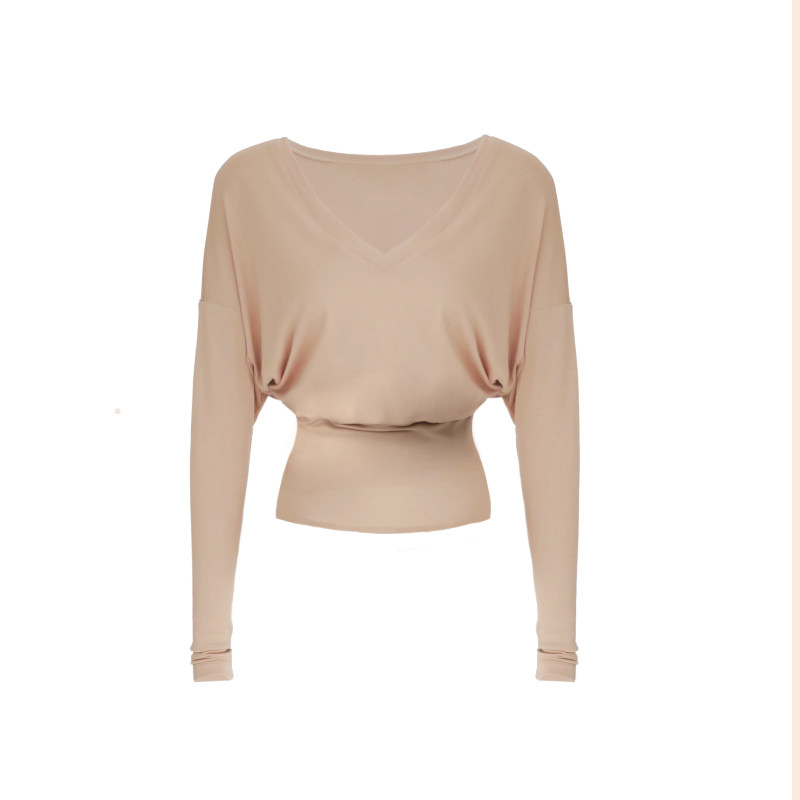 瑜伽服上衣女新款宽松休闲运动罩衫跑步舞蹈普拉提训练服健身长袖,淘宝优惠券,粉丝福利购,淘宝优惠卷