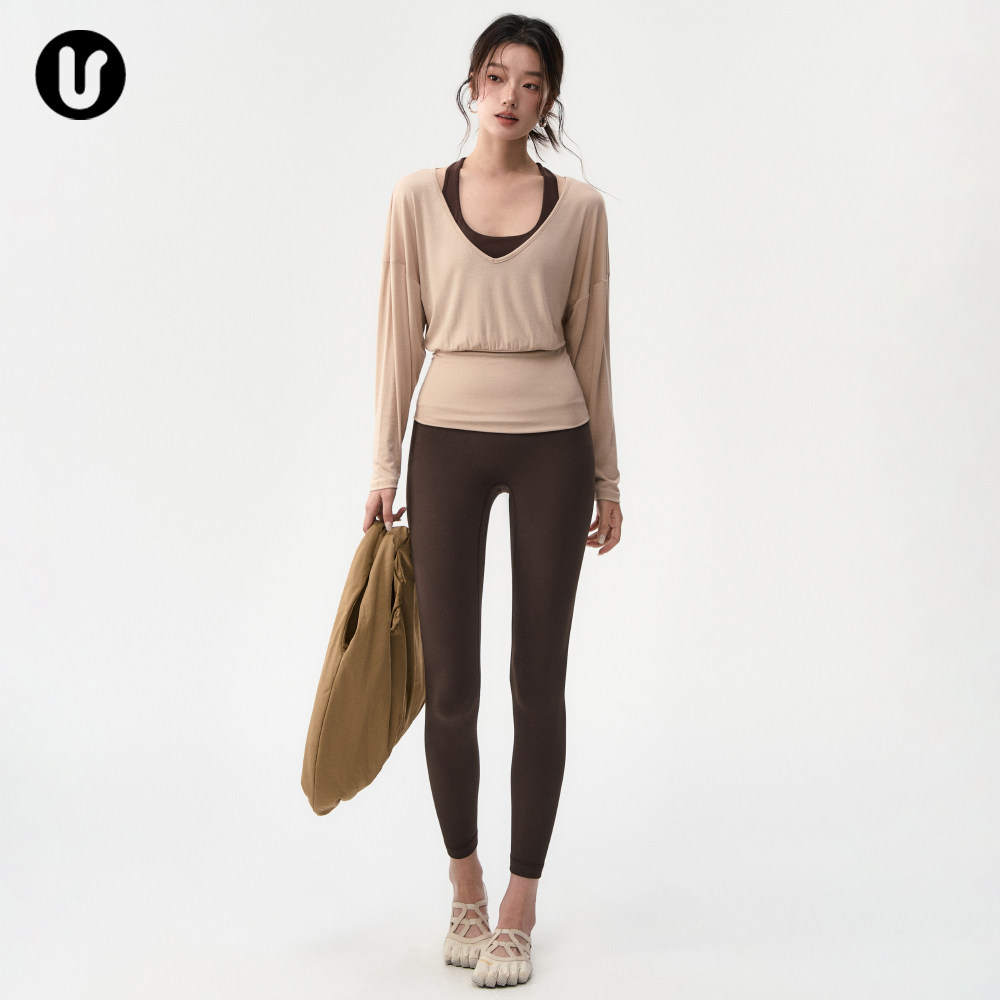 瑜伽服上衣女新款宽松休闲运动罩衫跑步舞蹈普拉提训练服健身长袖,淘宝优惠券,粉丝福利购,淘宝优惠卷