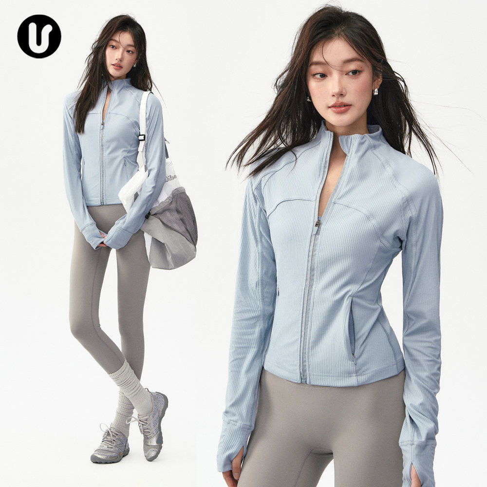 瑜伽服上衣女新款网纱修身运动外套户外跑步健身服普拉提套装长袖,淘宝优惠券,粉丝福利购,淘宝优惠卷