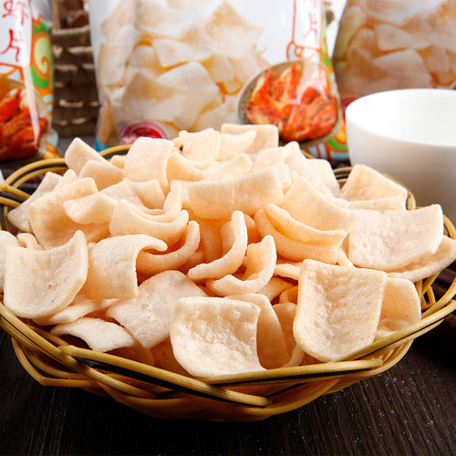 上好佳鲜虾片40g经典原味童年办公宿舍怀旧解馋休闲膨化小吃零食 - 图2