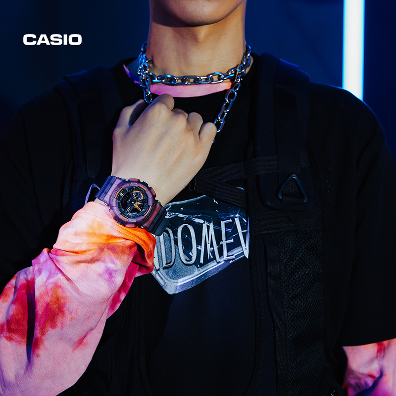 casio卡西欧海外旗舰店GA-110LS防水手表男官网官方运动G-SHOCK - 图2