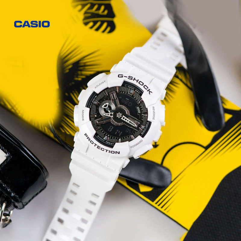 卡西欧旗舰店GA-110GW防水时尚运动手表男士官网官方正品 G-SHOCK - 图3