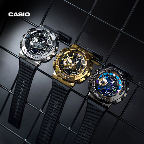 【礼物】casio卡西欧旗舰店GM-110小钢炮电子手表男款官方G-SHOCK - 图0