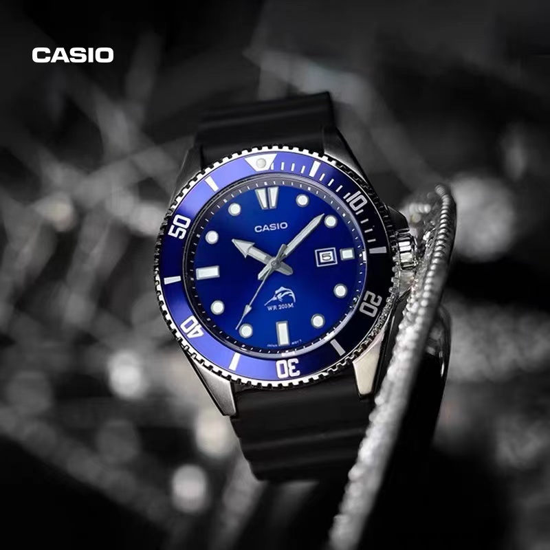 [新品]casio卡西欧手表男女士学生剑鱼MDV-106海外旗舰店官方正品 - 图1