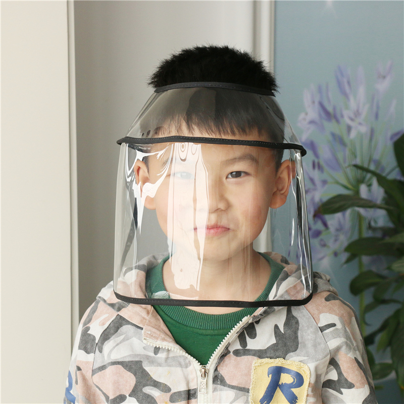 Korean fisherman's hat female transparent detachable hat protective cover eye protection, sun protection, face protection, anti dust mask
