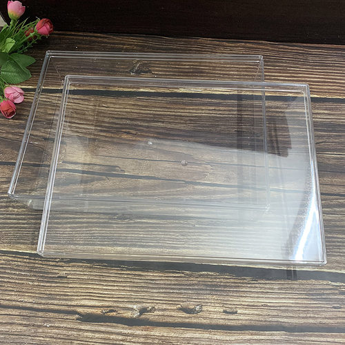 批发通用大号长方形食品药材包装礼品盒亚克力收纳摆设透明塑料盒 - 图2
