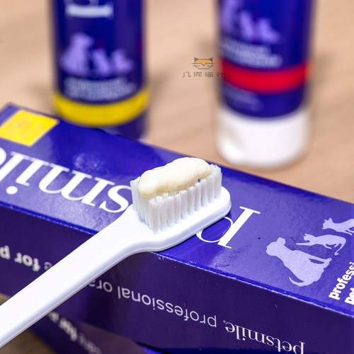 美国Petsmile宠物牙膏牙刷套装猫咪狗狗去结石小型犬除口臭可食用 - 图1