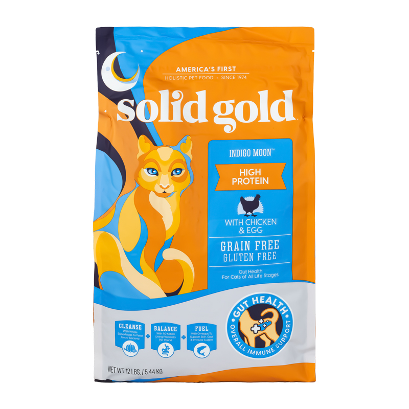 SolidGold金装素力高金素进口鸡肉味幼猫成猫全阶段通用猫粮12磅