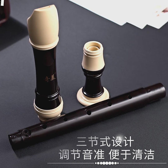 奇美中音英式八孔竖笛f调巴洛克式8孔德式成人专业笛子中学生竖笛