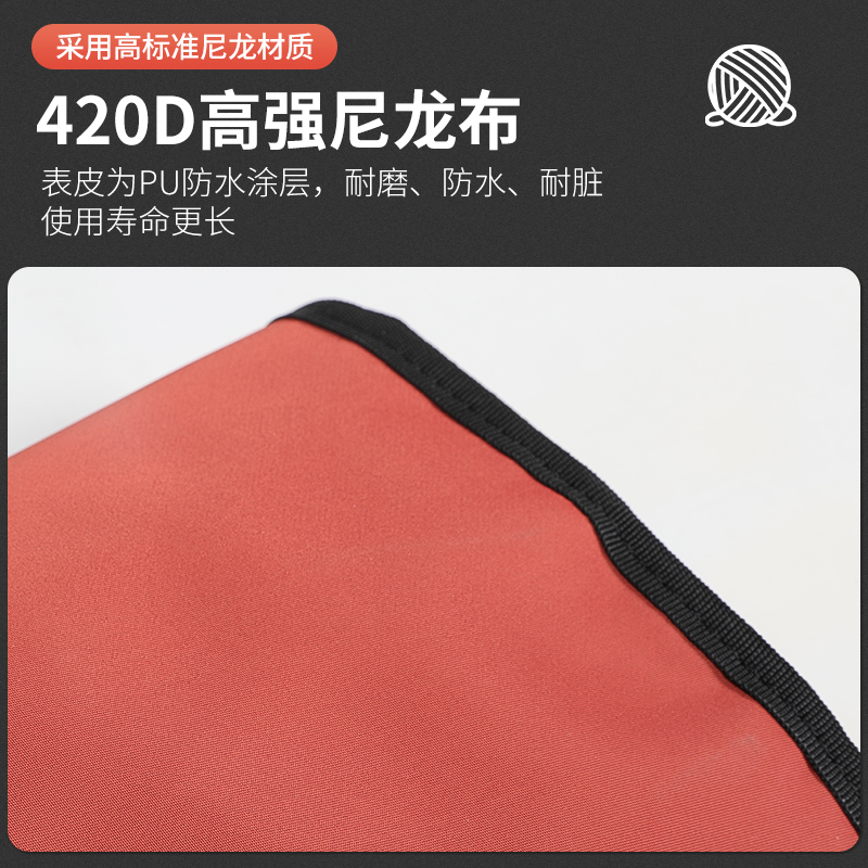 坎乐户外攀岩登山攀冰装备收纳袋主锁快挂散件束带捆绑卷防刮包-图0