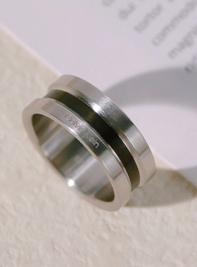 calvinklein金属风时尚戒指