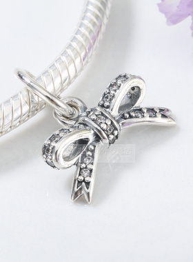 pandora/潘多拉925蝴蝶结锆石