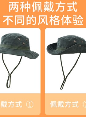 奔尼帽新款夏季男女户外渔夫帽