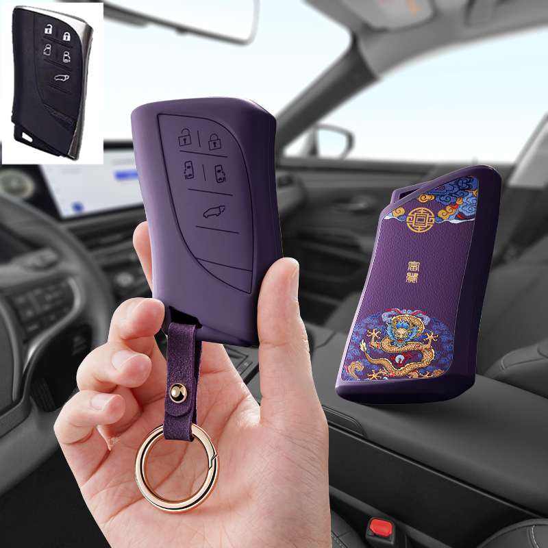 适用雷克萨斯LM500h汽车钥匙套LM350h专用雷尔法保护套高档扣壳男 - 图3