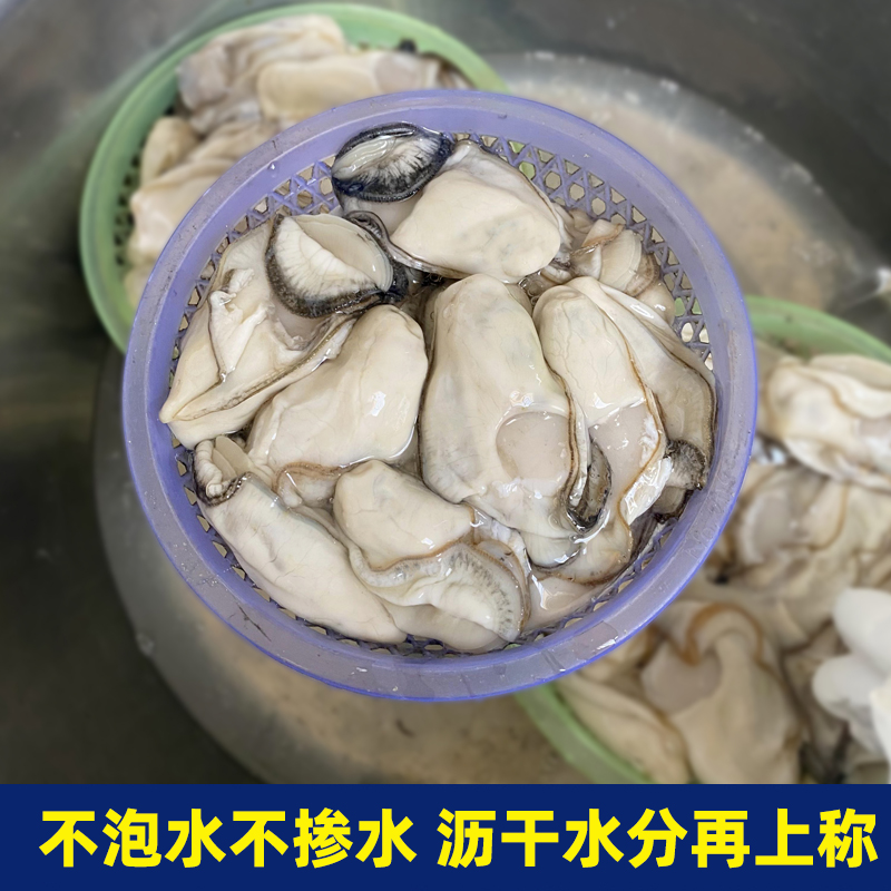 特大号生蚝肉鲜活现剥新鲜生蚝去壳蚝肉生耗海鲜水产火锅食材 2斤 - 图1