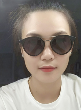原单墨镜女uv400进口板材小框