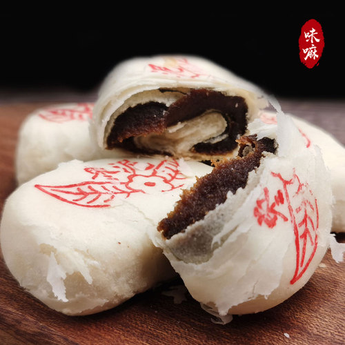 枣泥卷酥饼白皮津味糕点心手工传统老式红枣小吃零食北京天津特产 - 图1
