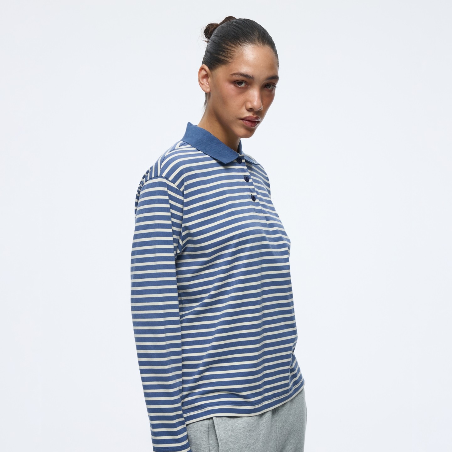 wassuphouse翻领长袖t恤男秋季新款通勤美式条纹polo衫上衣男女款,淘宝优惠券,粉丝福利购,淘宝优惠卷