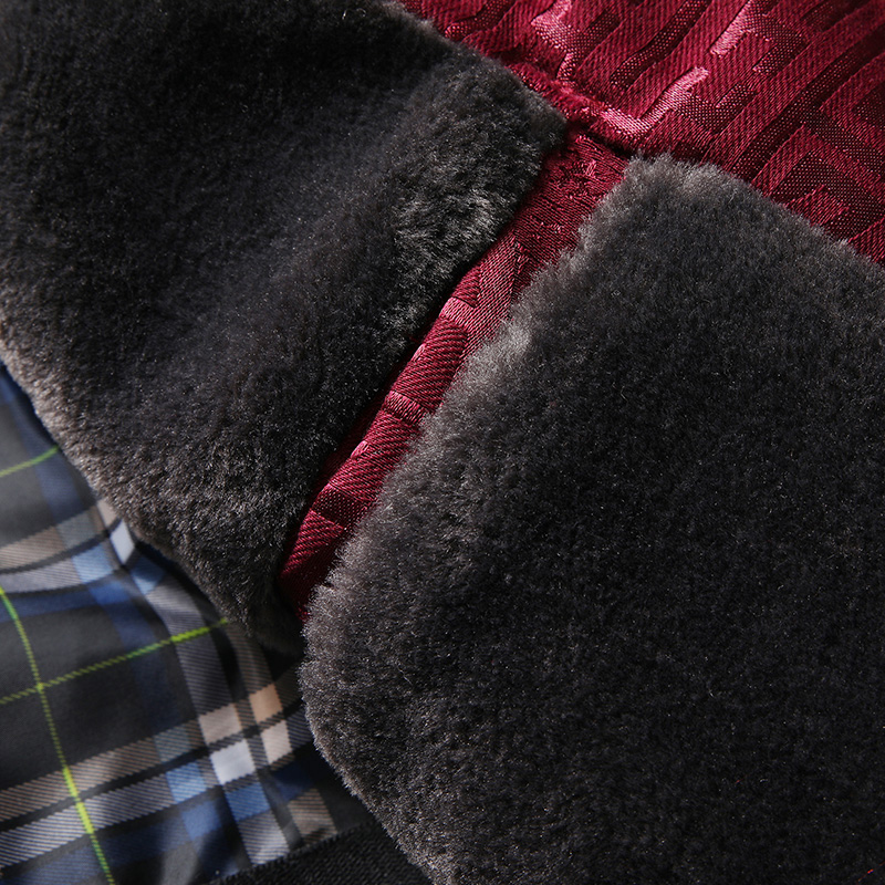 中老年唐装男加绒加厚外套生日礼服 柒骆民族服装