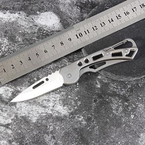 Outdoor travel travel small knife anti-body girl folding knife mini portable water fruit knife sharp field begging cutter