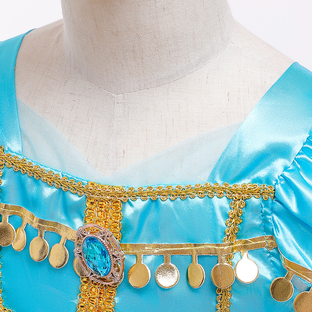 cosplay套装阿拉神丁茉莉公主儿童Jasmine扮演Aladdin服装公主裙 - 图2