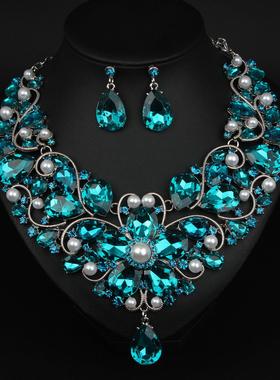 欧美夸张时尚锁骨项链