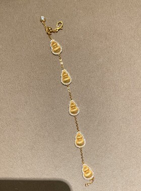 纯银s925新中式拉丝工艺五福葫芦手链小众感精致轻奢气质手饰