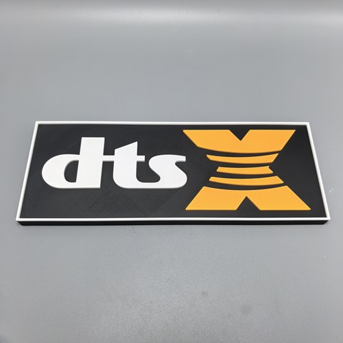 DTSX标志立牌数字化影院音响logo周边3D打印创意模型立体装饰摆件 - 图1