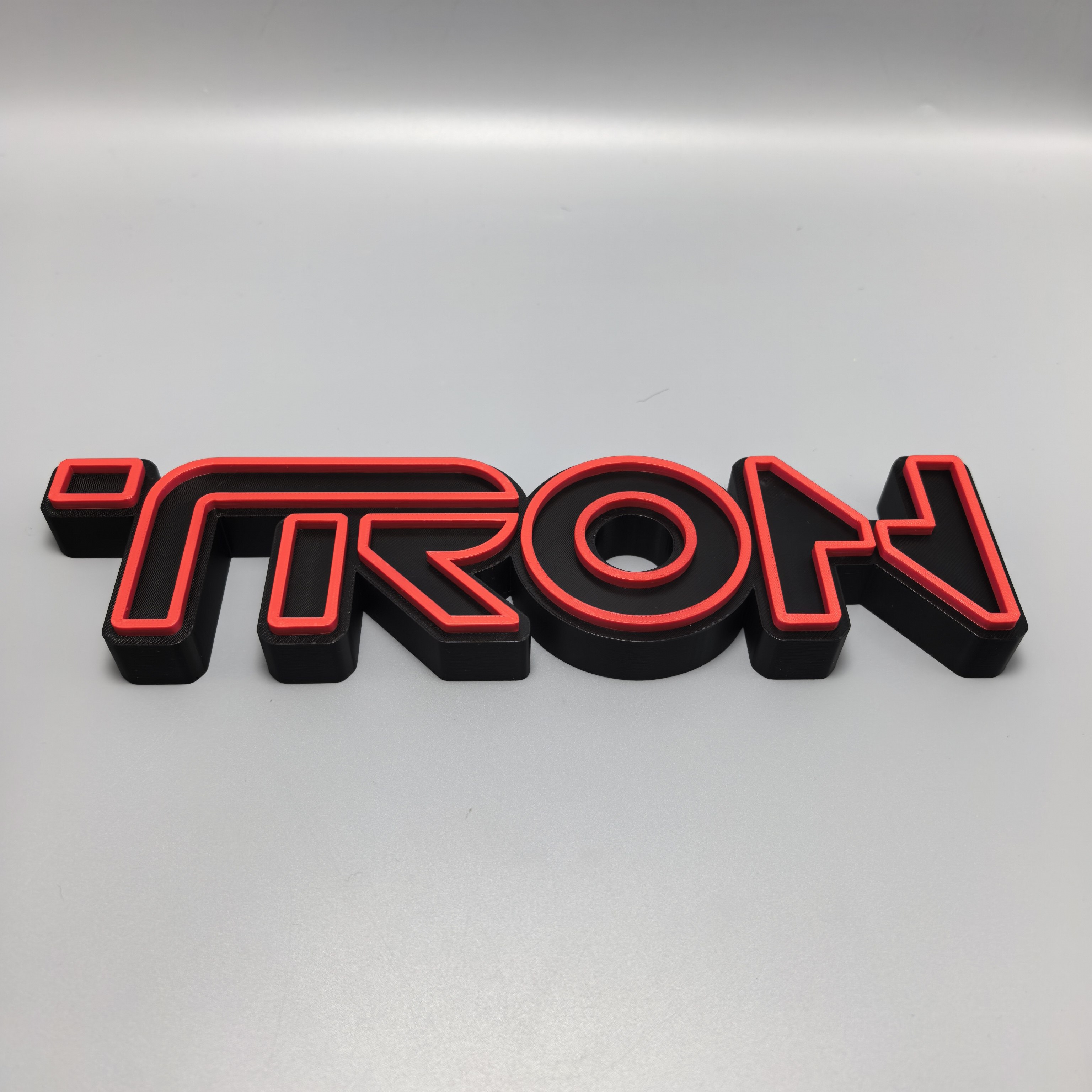 波场TRON标志立牌摆件logo招牌子3D打印创意字模型墙桌面布置装饰,淘宝优惠券,粉丝福利购,淘宝优惠卷