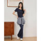 Aiyi ເຄື່ອງນຸ່ງຫົ່ມສໍາເລັດ outfit 2026 summer ຄົນອັບເດດ: ເກົາຫຼີໃຫມ່ອອກແບບ trousers ເທິງແລະຕ່ໍາ