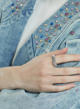 NothingButMini锆石螺母戒指