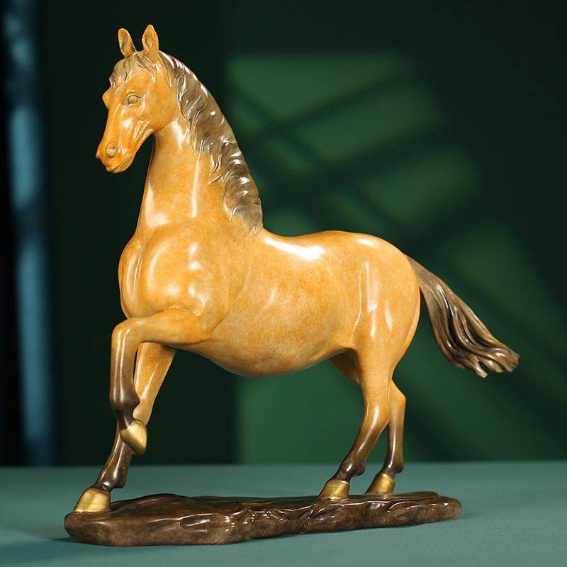全铜彩铜马到成功骏马创意摆设家居客厅办公室酒柜玄关工艺品摆件,淘宝优惠券,粉丝福利购,淘宝优惠卷