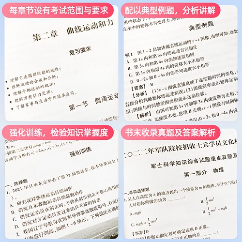 军考复习资料备考2027年士官学校考军校考试教材真题卷模拟试卷必刷军队部队军官士兵军士考学书网课国防工业出版社官方专升本2026 - 图2