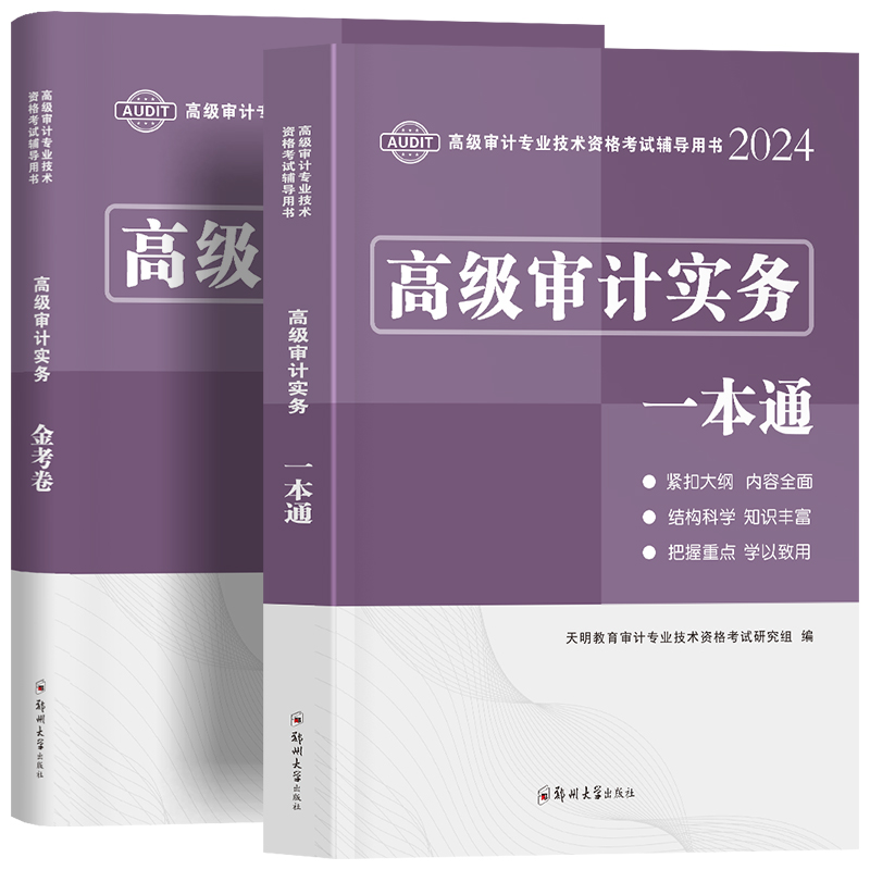 新版2024年高级审计师教材考试辅导用书一本通历年真题库模拟试卷全套AUDIT高级审计实务专业技术资格书练习题集资料网课官方2023 - 图3